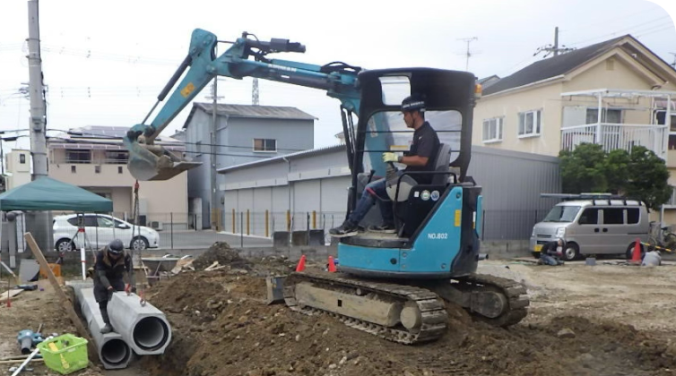 株式会社濱崎建設の現場写真